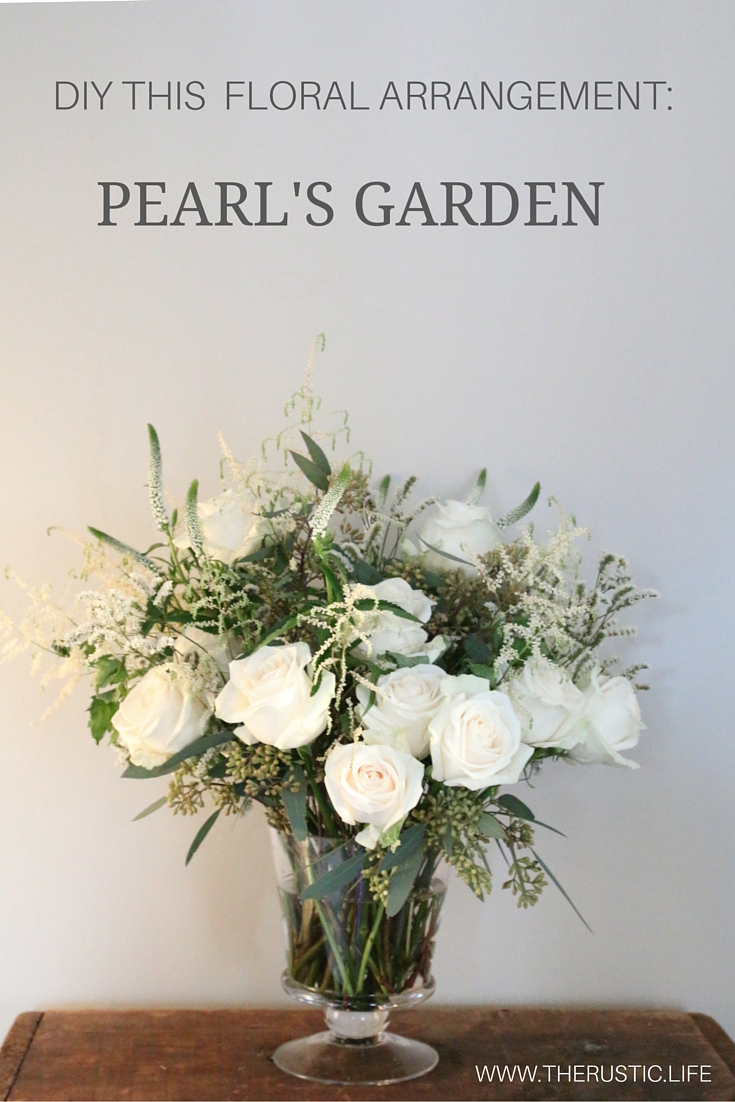 PEARLS GARDEN floral arrangement from www.therustic.life
