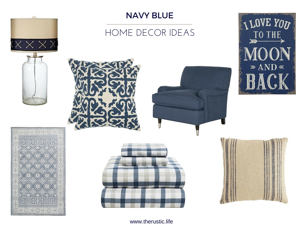 navy blue home decor ideas