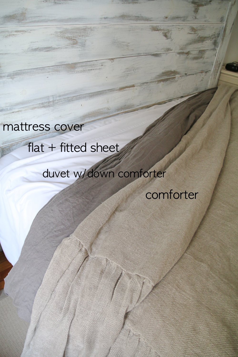 tips on layering a bedding