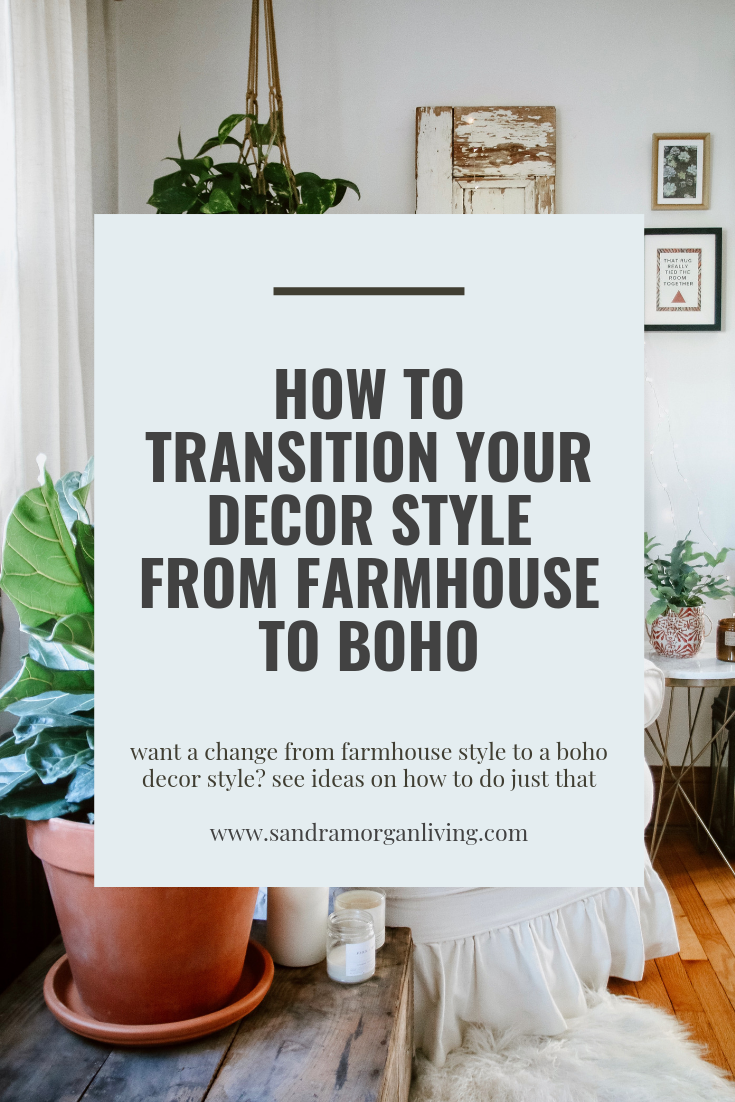 how to transition decorating style on a budget
